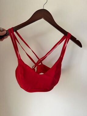 Athleta Bikini Top, Red, Size Medium